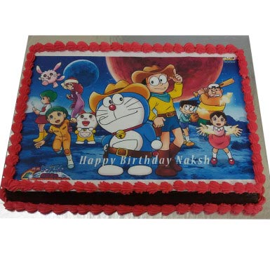 1KG Doremon Nobita Photo Cake