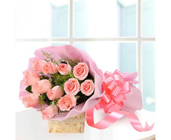 Baby Pink Rose Bunch