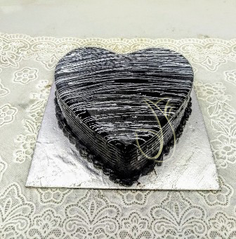 Heart Shape Truffle Cake
