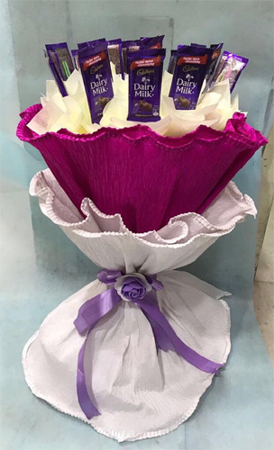 Chocolate Bouquet in Paper Wrapping