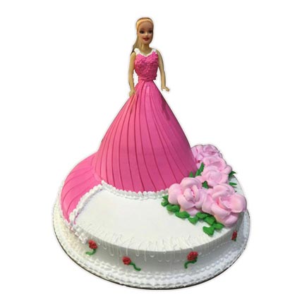Lovable Barbie Cake 3kg
