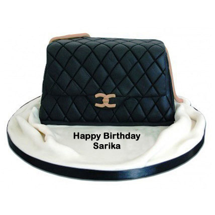 2kg Handbag Shape Fondant Cake