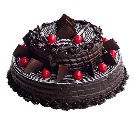 3 Kg 2 tier Dark Cake